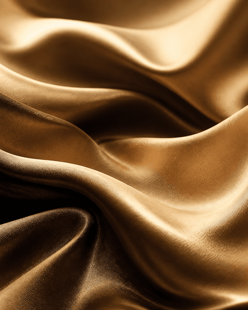 Warm silk folds in soft directional light